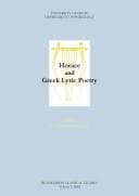 Tapa de Horace and Greek lyric poetry