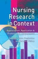 Tapa de Nursing research in context