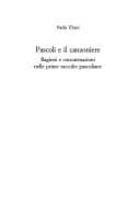 Tapa de Pascoli e il canzoniere