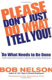 Tapa de PLEASE DON'T JUST DO WHAT I TELL YOU, DO WHAT NEEDS TO BE DONE