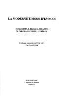 Tapa de La modernité mode d'emploi