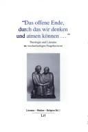 Tapa de "Das offene Ende, durch das wir denken und atmen können..."