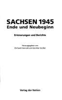 Tapa de Sachsen 1945, Ende und Neubeginn