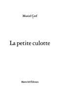 Tapa de La petite culotte