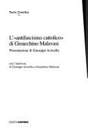 Tapa de L' antifascismo cattolico di Gioacchino Malavasi