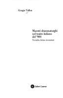 Tapa de Maestri drammaturghi nel teatro italiano del '900: tecniche, forme, invenzioni