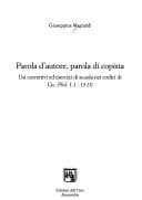 Tapa de Parola d'autore, parola di copista