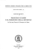 Tapa de Francesco d'Assisi e il paradosso della Minoritas