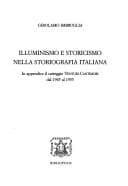 Tapa de Illuminismo e storicismo nella storiografia italiana