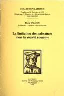 Tapa de La limitation des naissances dans la société romaine