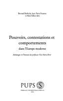 Tapa de Pouvoirs, contestations et comportements dans l'Europe moderne