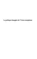 Tapa de La politique étrangère de l'union européenne