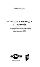 Tapa de Faire de la politique autrement