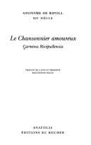 Tapa de Le chansonnier amoureux