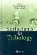 Tapa de Surfactants in tribology