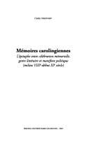 Tapa de Mémoires carolingiennes