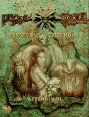 Tapa de Monstrous Compendium Appendix II