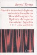 Tapa de Über den Zustand soziologischer und sozialphilosophischer Theoriebildung nach der Einsicht in die Impotenz theoretischen Begreifens