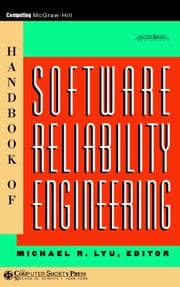 Tapa de Handbook of software reliability engineering