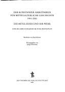 Tapa de Der Konstanzer Arbeitskreis für Mittelalterliche Geschichte 1951-2001