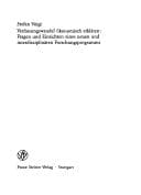 Tapa de Colloquia Academica G, Geisteswissenschaften; 2000: Verfassungswandel okonomisch erkl aren: Fragen und Einsichten eines neuen und interdisziplin aren Forschungsprogramms