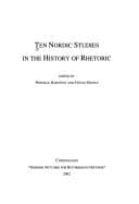 Tapa de Ten Nordic studies in the history of rhetoric
