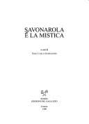 Tapa de Savonarola e la mistica