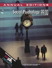 Tapa de Social psychology 99/00