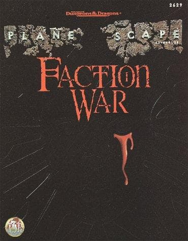 Tapa de Faction War (AD&D/Planescape Adventure)