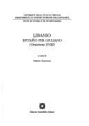 Tapa de Epitafio per Giuliano (Orazione XVIII)