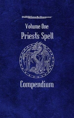 Tapa de Priest's Spell Compendium, Volume 1