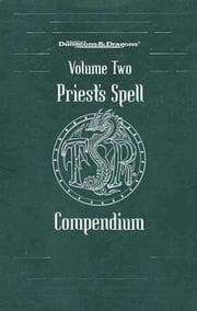 Tapa de Priest's Spell Compendium, Volume 2