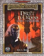 Tapa de Drizzt Do'Urden's Guide to the Underdark (AD&D/Forgotten Realms)