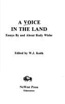 Tapa de A Voice in the land