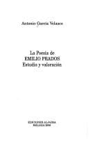Tapa de La poesía de Emilio Prados