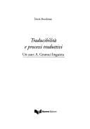 Tapa de Traducibilità e processi traduttivi