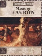 Tapa de Magic of faerûn