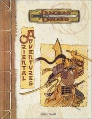 Tapa de Oriental Adventures