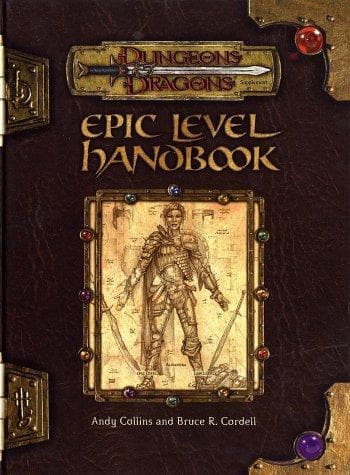 Tapa de Epic Level Handbook