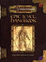 Tapa de Epic Level Handbook