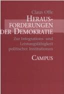 Tapa de Herausforderungen der Demokratie