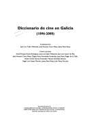 Tapa de Diccionario do cine en Galicia, 1896-2000