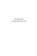 Tapa de Regards sur les biotechnologies
