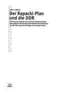 Tapa de Der Rapacki-Plan und die DDR: die Entspannungsvision des polnischen Aussenministers Adam Rapacki