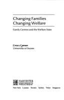 Tapa de Changing families, changing welfare