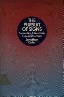 Tapa de The pursuit of signs