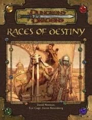 Tapa de Races of Destiny (Dungeon & Dragons d20 3.5 Fantasy Roleplaying)