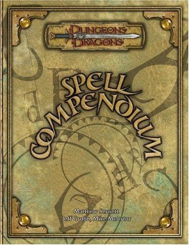 Tapa de Spell Compendium