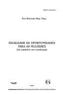 Tapa de Igualdade de oportunidades para as mulheres
