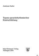 Tapa de Typen sprachrhythmischer Konturbildung